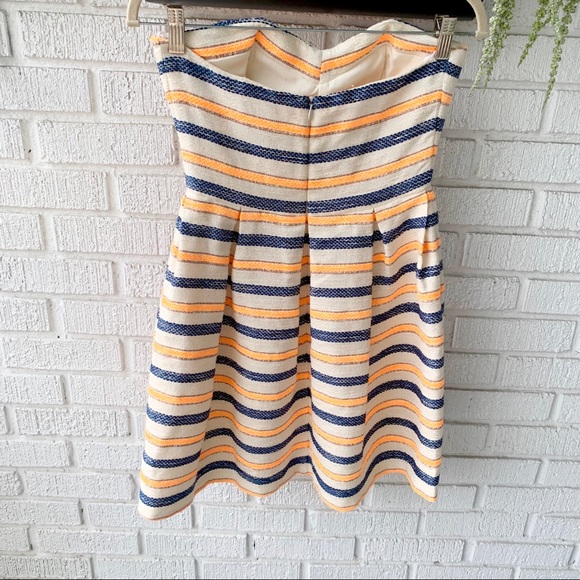 HUTCH Anthropologie Strapless Striped Mini Dress - Picture 8 of 13